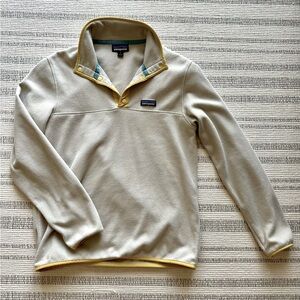 PATAGONIA FLEECE Women Size Small-ivory